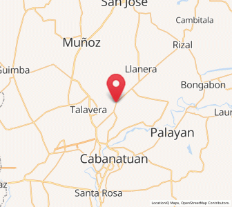 Map of San Ricardo, Central Luzon