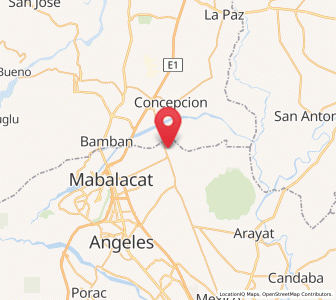 Map of San Roque, Central Luzon