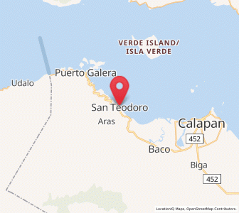 Map of San Teodoro, Mimaropa