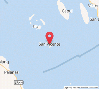 Map of San Vicente, Eastern Visayas