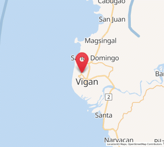 Map of San Vicente, Ilocos