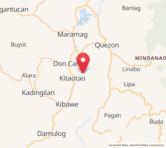 Map of San Vicente, Northern Mindanao