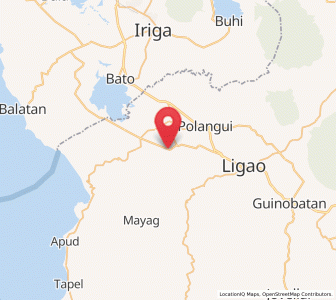 Map of San Vicente, Bicol