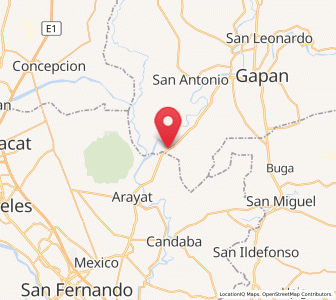 Map of San Vicente, Central Luzon