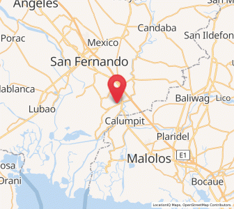 Map of San Vicente, Central Luzon
