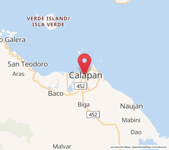 Map of San Vincente, Central Luzon