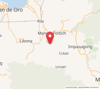 Map of Sankanan, Northern Mindanao