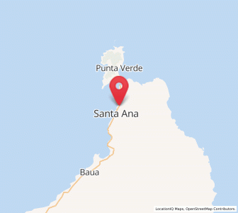 Map of Santa Ana, Cagayan Valley