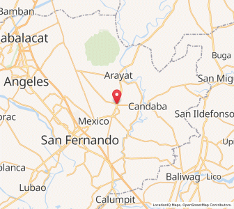 Map of Santa Ana, Central Luzon