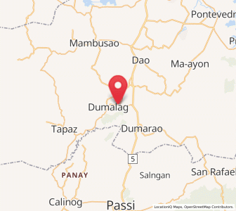 Map of Santa Angel, Western Visayas