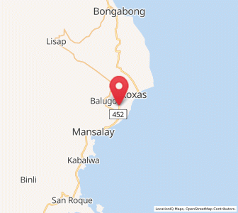 Map of Santa Brigida, Mimaropa