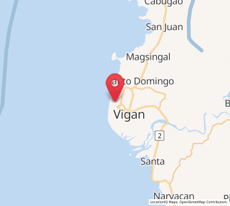 Map of Santa Catalina, Ilocos