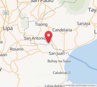 Map of Santa Catalina Norte, Calabarzon