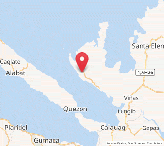 Map of Santa Cecilia, Calabarzon