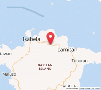 Map of Santa Clara, Autonomous Region in Muslim Mindanao