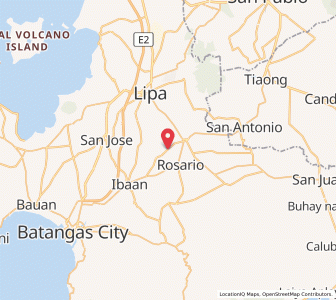Map of Santa Cruz, Calabarzon