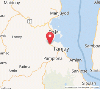 Map of Santa Cruz, Central Visayas