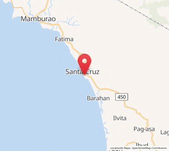 Map of Santa Cruz, Mimaropa