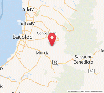 Map of Santa Cruz, Western Visayas