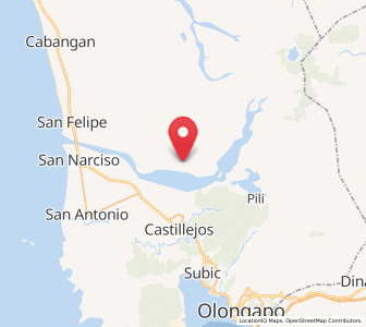 Map of Santa Fe, Central Luzon