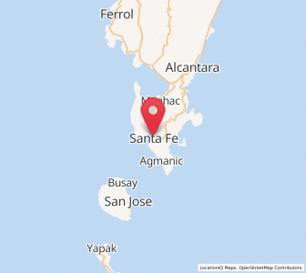 Map of Santa Fe, Mimaropa
