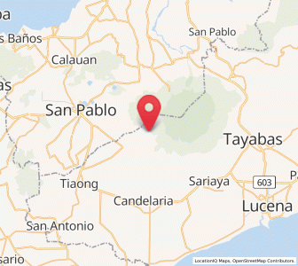 Map of Santa Lucia, Calabarzon