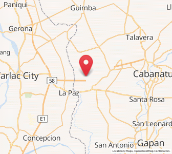 Map of Santa Lucia, Central Luzon