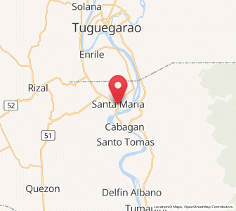 Map of Santa Maria, Cagayan Valley