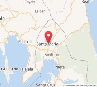 Map of Santa Maria, Calabarzon