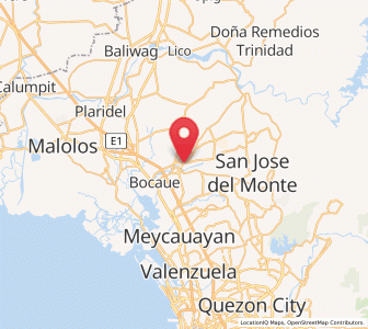 Map of Santa Maria, Central Luzon