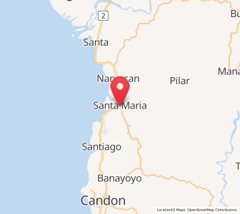 Map of Santa Maria, Ilocos