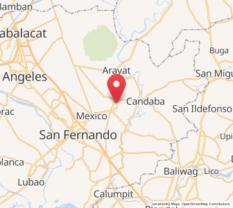 Map of Santa Maria, Central Luzon