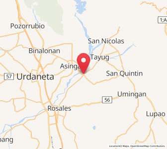 Map of Santa Maria, Ilocos