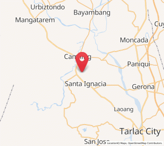 Map of Santa Maria, Central Luzon