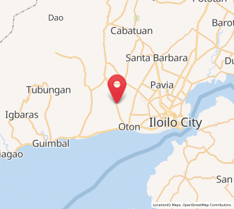 Map of Santa Monica, Western Visayas
