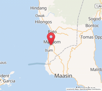 Map of Santa Paz, Eastern Visayas