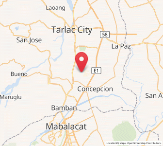 Map of Santa Rosa, Central Luzon