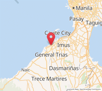 Map of Santa Rosa, Calabarzon