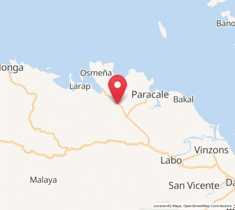 Map of Santa Rosa Sur, Bicol