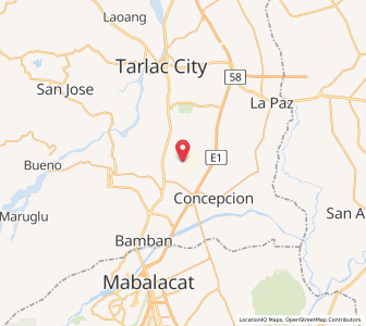 Map of Santa Rosa, Central Luzon