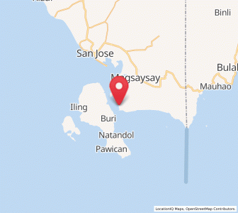 Map of Santa Teresa, Mimaropa