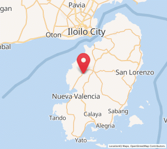 Map of Santa Teresa, Western Visayas