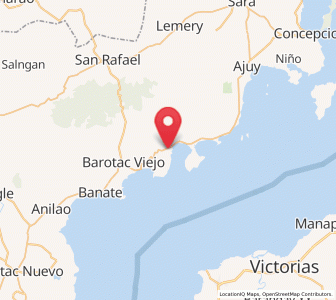 Map of Santiago, Western Visayas