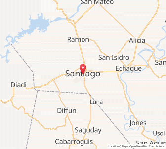 Map of Santiago, Cagayan Valley