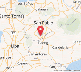Map of Santisimo Rosario, Calabarzon
