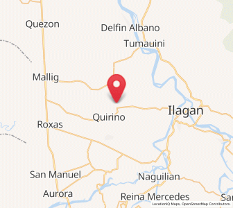 Map of Santo Domingo, Cagayan Valley