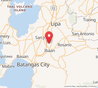 Map of Santo Niño, Calabarzon