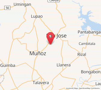 Map of Santo Tomas, Central Luzon