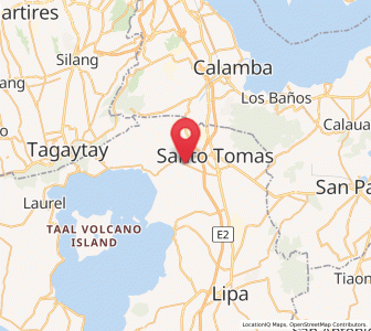 Map of Santor, Calabarzon