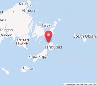 Map of Sapa, Autonomous Region in Muslim Mindanao